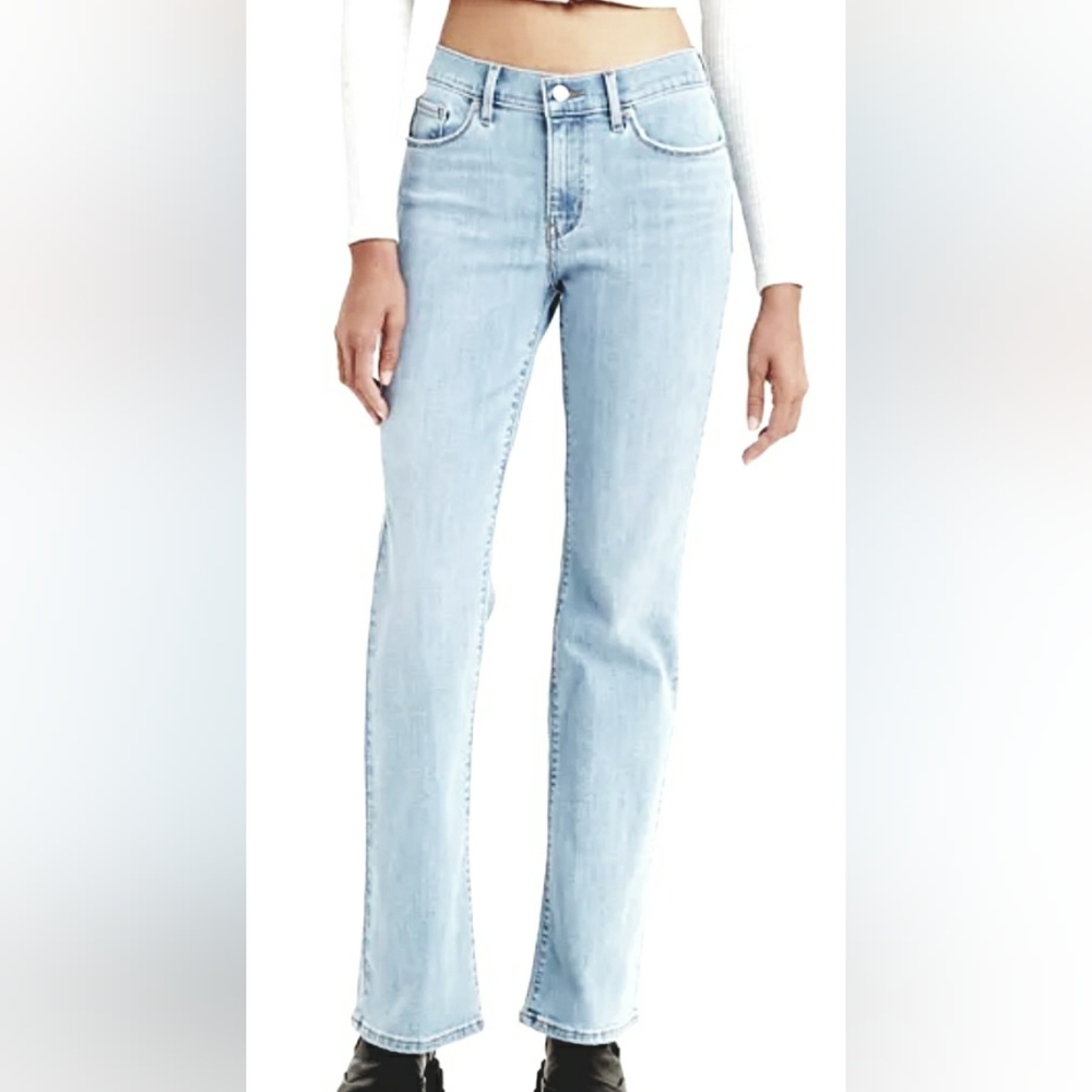 Levis Relaxed Boot Cut 550 Light Wash Jeans Sz 16Long